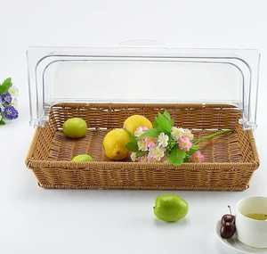 Display Wicker Basket Case