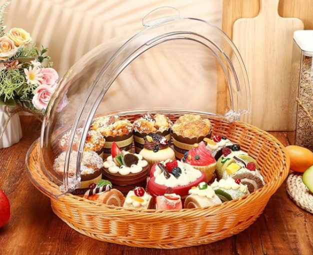 Display Wicker Basket Case