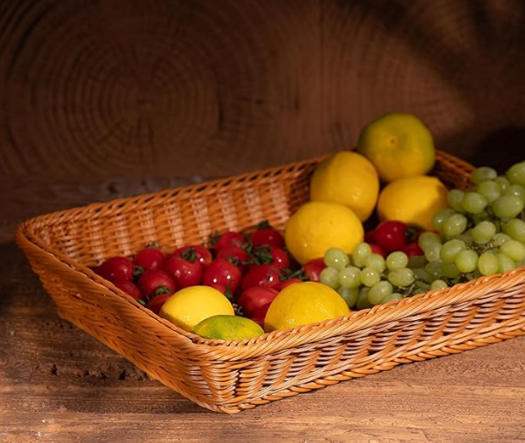 Display Wicker Basket Case