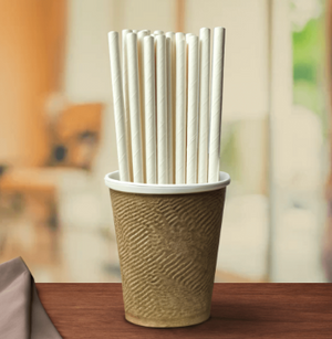 White Paper Straws (330 GSM)