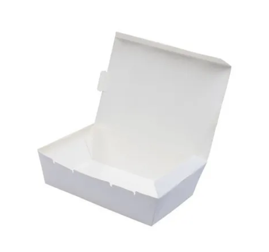 White Rectangular Lunch Box, 450 ml