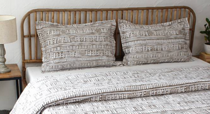 Grey Cotton Size Quilt